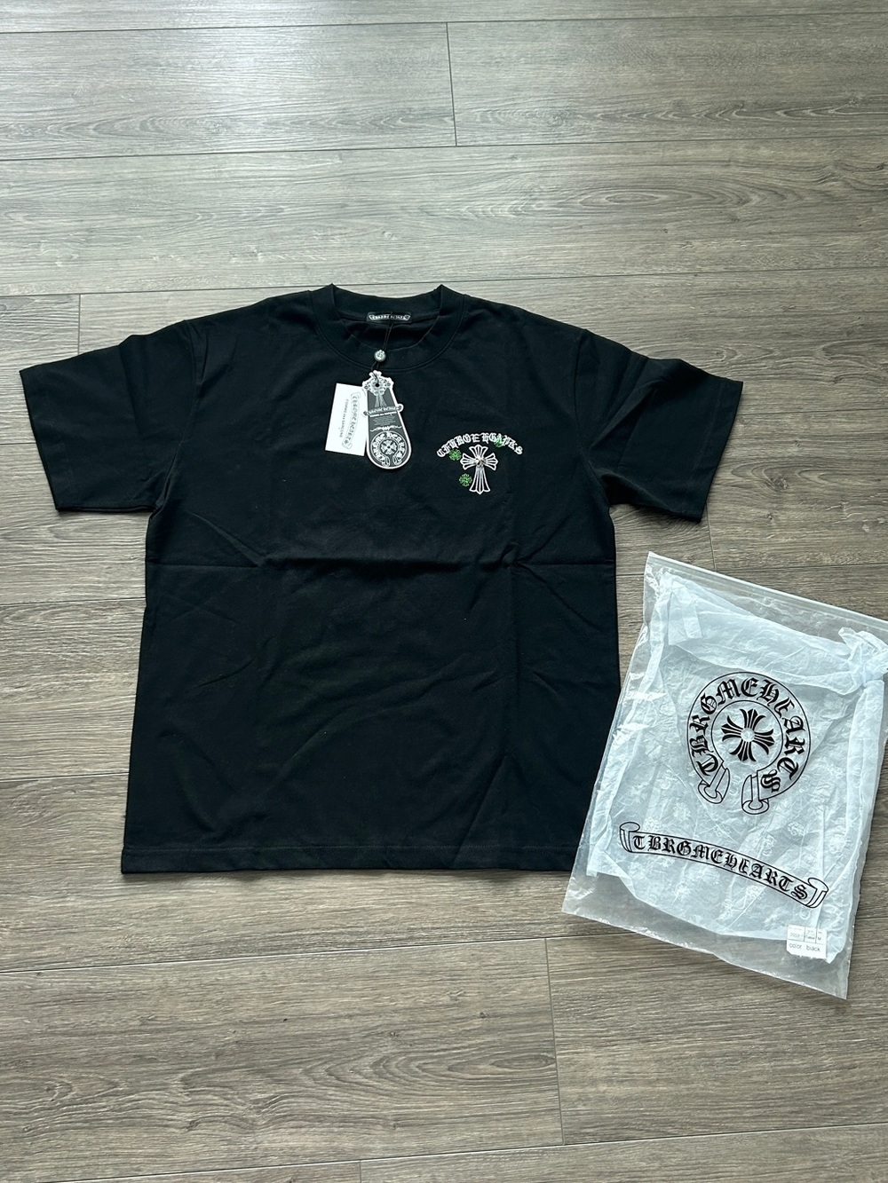 Black Chrome Hearts Tee